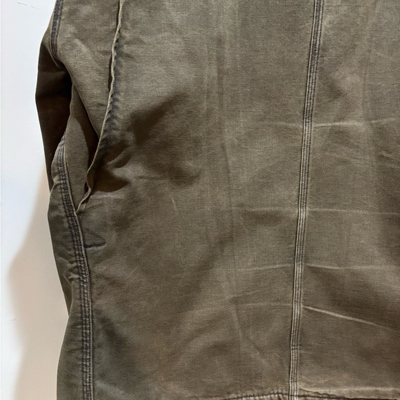 Carhartt Men's MOS Jacket with Black Collar Vintage Chore Coat MOS 90s - Picture 11 of 16